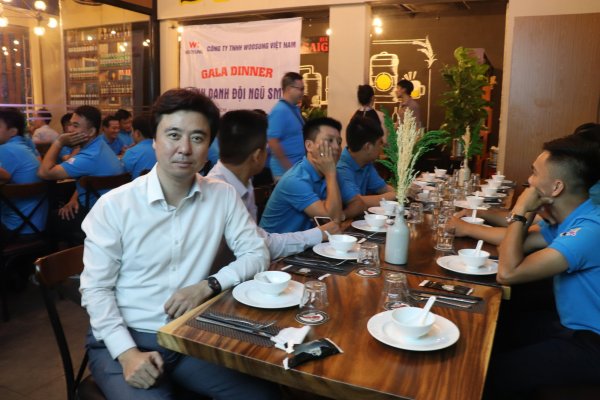 Lễ vinh danh có sự tham dự của ông Lim Min Soo - TGĐ Woosung Việt Nam