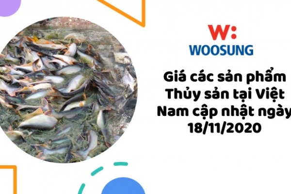 Giá các sản phẩm Thủy sản tại Việt Nam cập nhật ngày 18/11/2020
