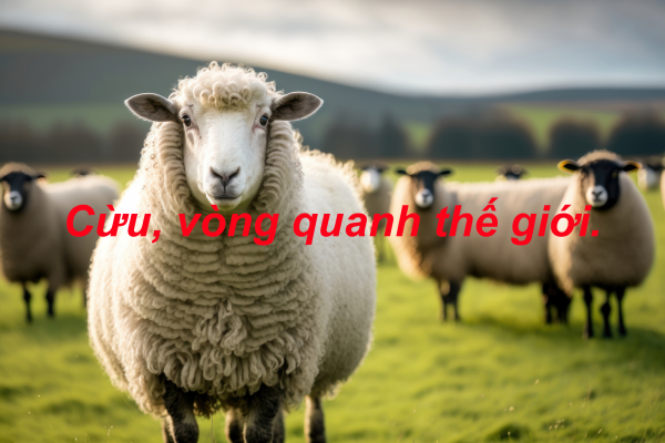 Cừu, vòng quanh thế giới.