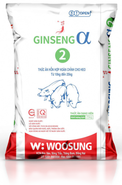 GINSENG ALPHA 2 -  Thức ăn hỗn hợp hoàn chỉnh cho heo từ 15kg đến 30kg
