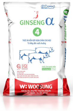 GINSENG ALPHA 4 - Thức ăn hỗn hợp hoàn chỉnh dành cho Heo thịt