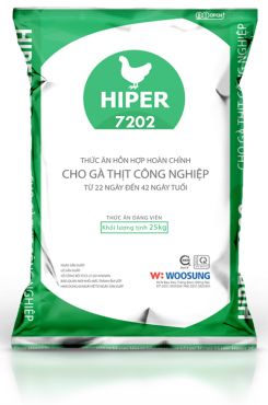 HIPER 7202 - Thức ăn hỗn hợp hoàn chỉnh cho gà thịt công nghiệp