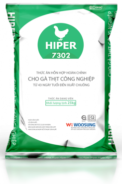 HIPER 7302 - Thức ăn hỗn hợp hoàn chỉnh cho gà thịt công nghiệp